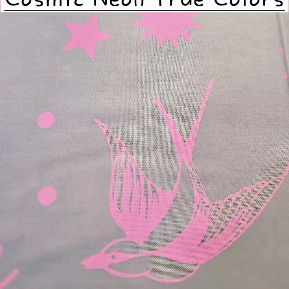 Gray and Pink Bird Print TULA PINK BTY. Two Avail   Non Smoking & No Pets